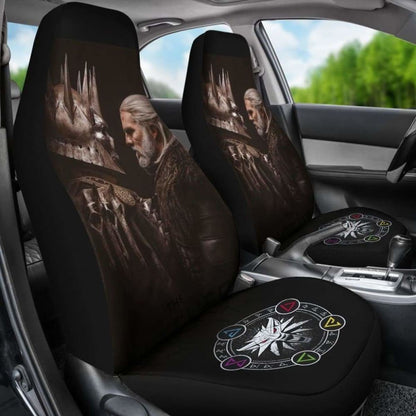 Geralt Vs Eredin The Witcher Car Seat Covers Universal Fit 051012