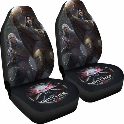 Geralt & Yennefer Car Seat Covers The Witcher 3: Wild Hunt Game Universal Fit 051012