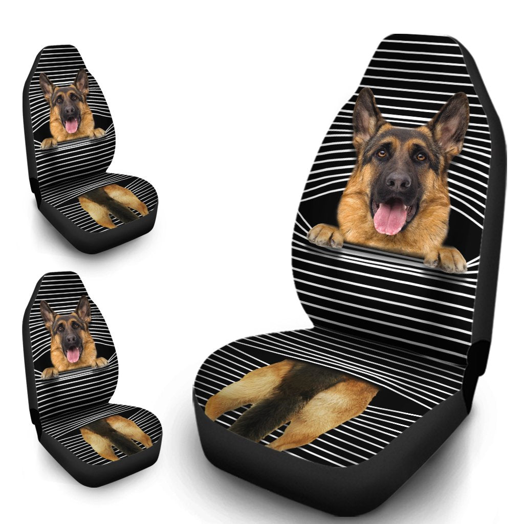 German Shepherd Car Seat Covers Custom German Shepherd Car Accessories For Dog Lovers
