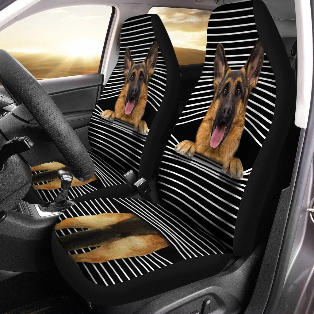 German Shepherd Car Seat Covers Custom German Shepherd Car Accessories For Dog Lovers