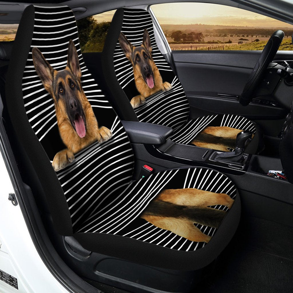 German Shepherd Car Seat Covers Custom German Shepherd Car Accessories For Dog Lovers