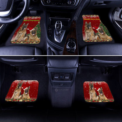 German Shepherds Car Floor Mats Custom Christmas Car Accessories For Dog Lovers