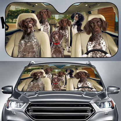 German Shorthaired Pointer All Over Printed 3D Sun Shade