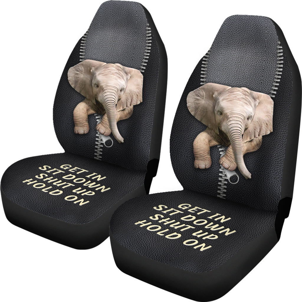 Get In Sit Down Baby Elephant Car Seat Covers