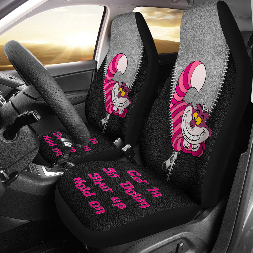 Get In Sit Down Zip Cheshire Cat Car Seat Covers