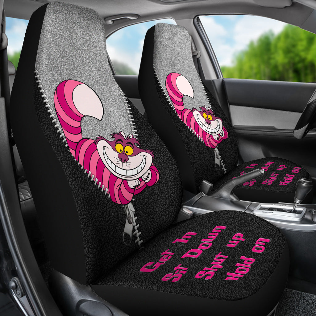 Get In Sit Down Zip Cheshire Cat Car Seat Covers