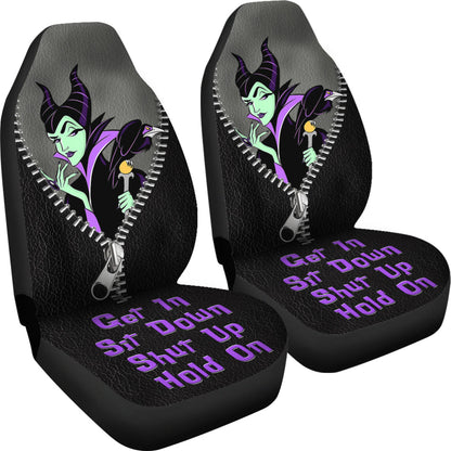 Get In Sit Down Zip Maleficent Car Seat Covers