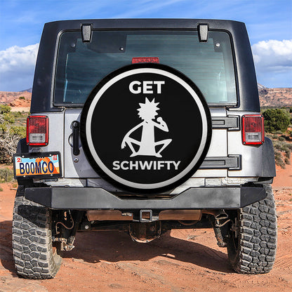 Get Schwifty Car Spare Tire Cover
