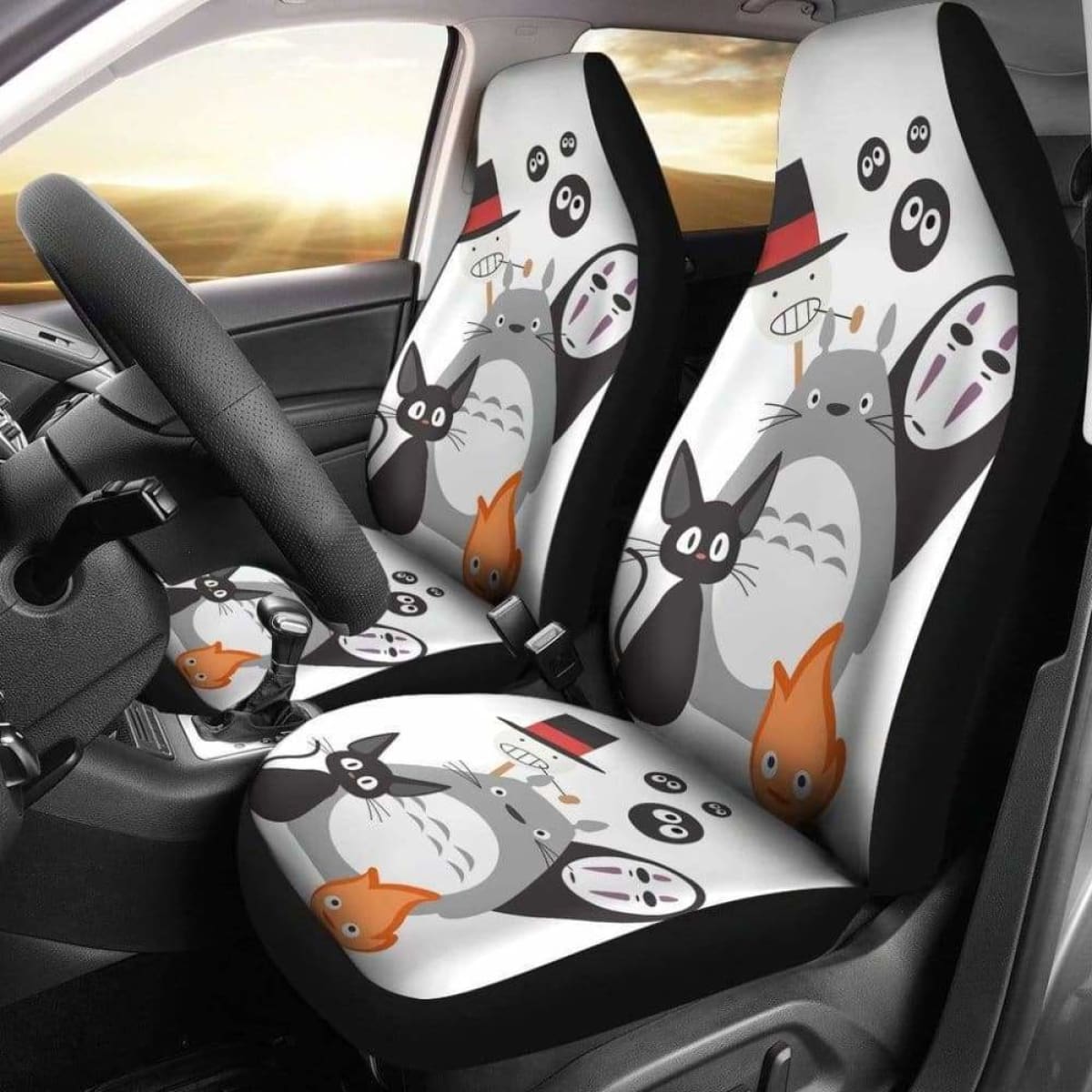 Ghibli Character Car Seat Covers Universal Fit 051012