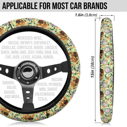 Ghibli Totoro Cute Premium Car Steering Wheel Cover
