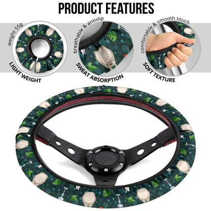 Ghibli Totoro Cute Rain Premium Car Steering Wheel Cover