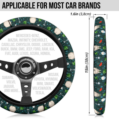 Ghibli Totoro Cute Rain Premium Car Steering Wheel Cover