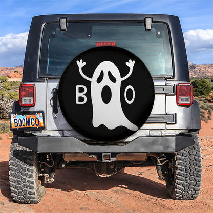 Ghost Boo Car Spare Tire Cover
