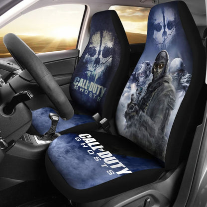 Ghost Call Of Duty Car Seat Covers Lt04 Universal Fit 225721