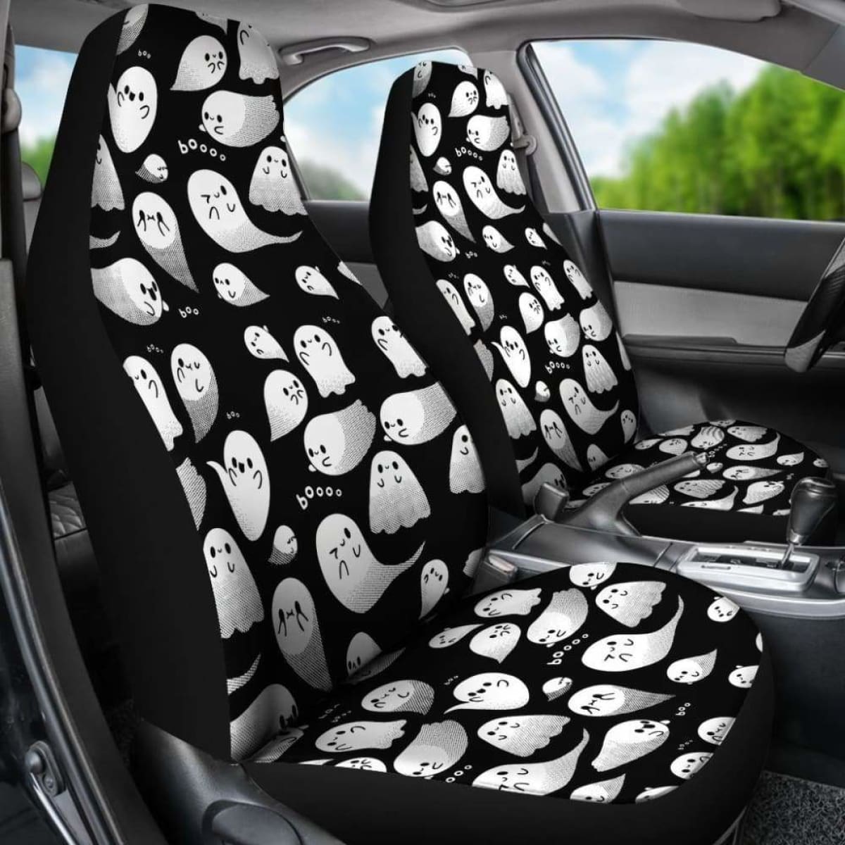 Ghost Car Seat Covers Universal Fit