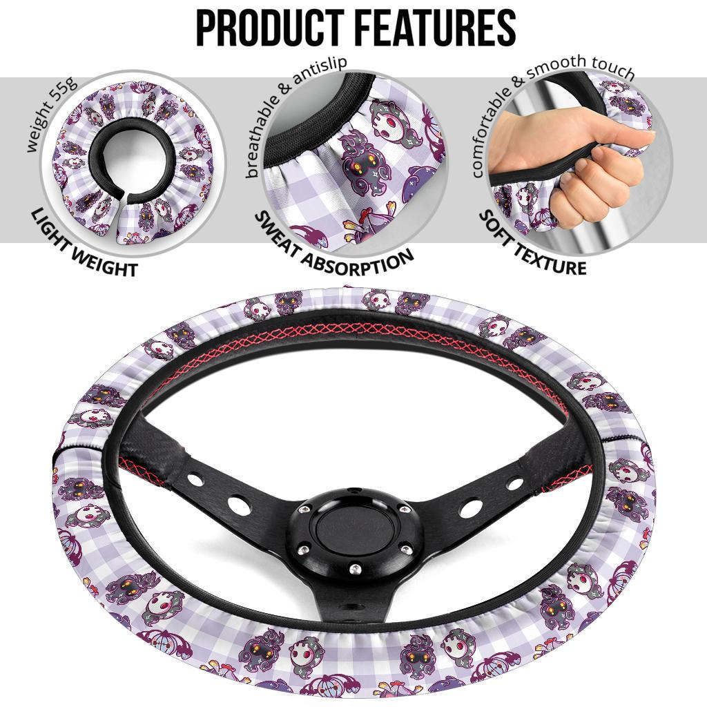 Ghost Caro Car Steering Wheel Cover