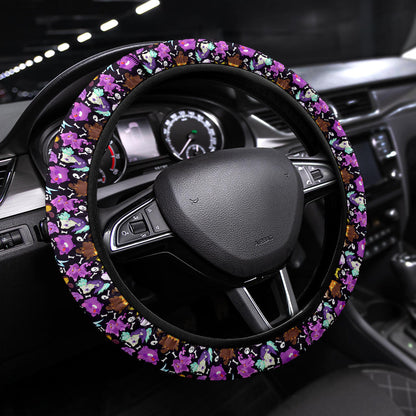 Ghost Kawai Premium Car Steering Wheel Cover