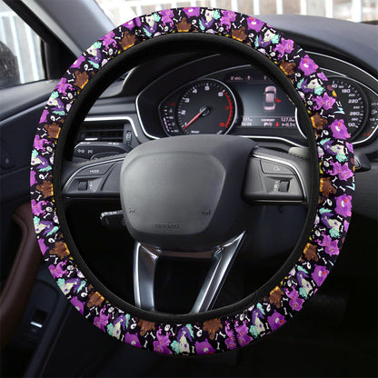 Ghost Kawai Premium Car Steering Wheel Cover