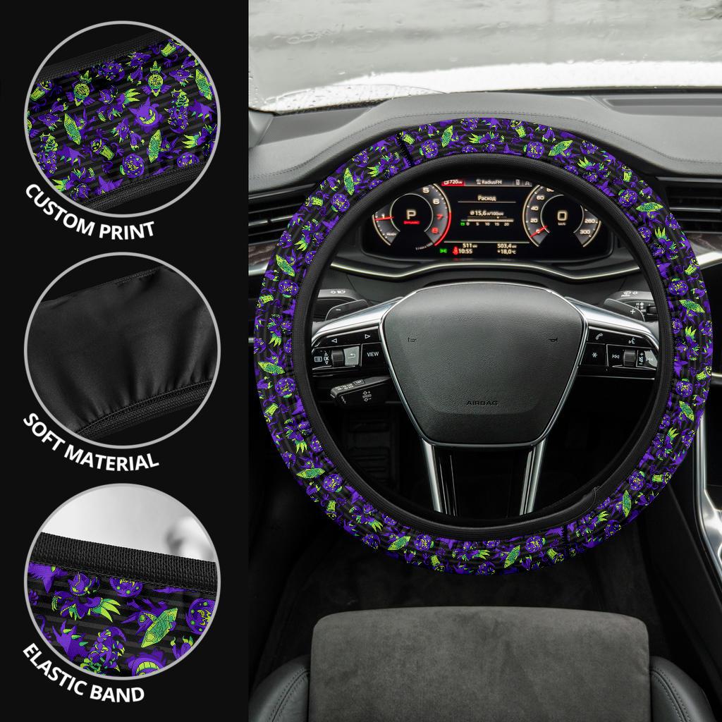 Ghost Style Car Steering Wheel Cover
