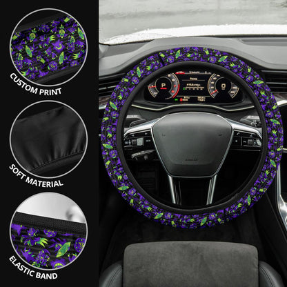 Ghost Style Car Steering Wheel Cover