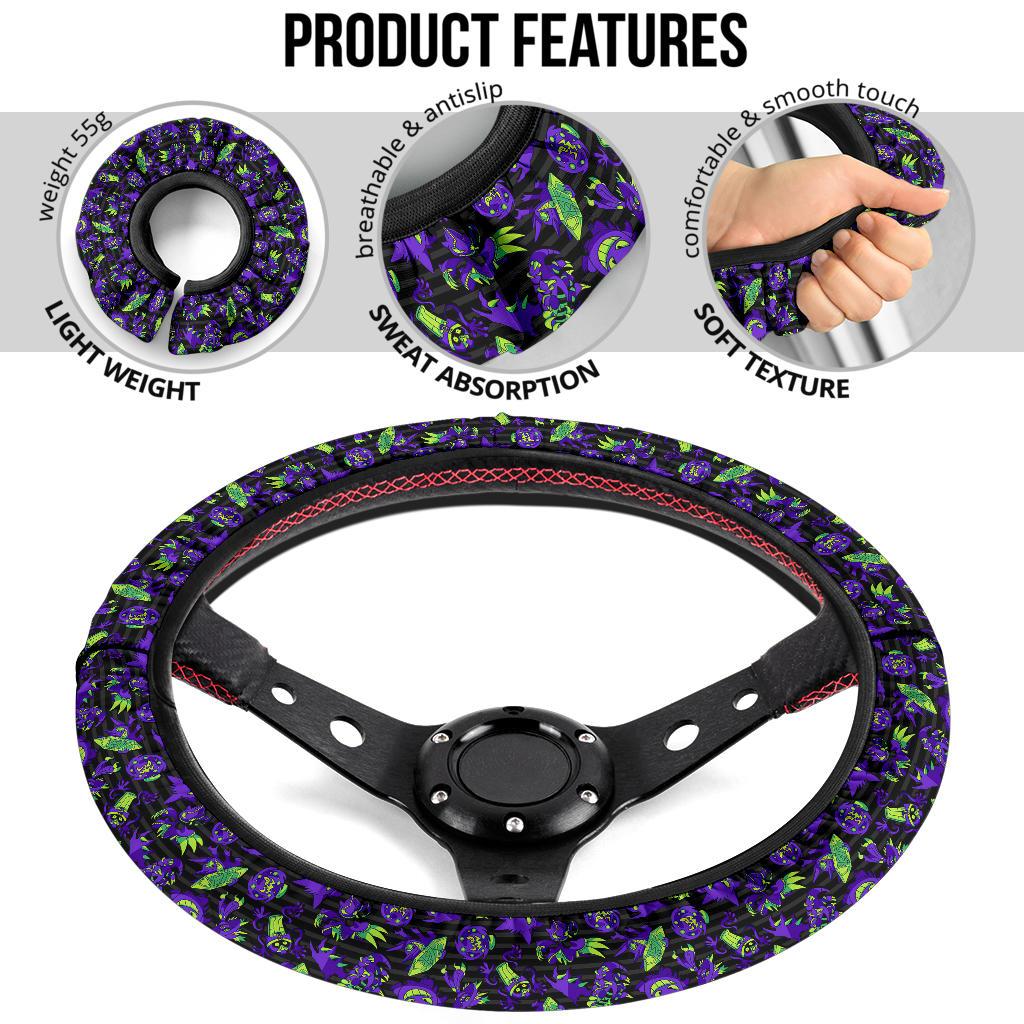 Ghost Style Car Steering Wheel Cover