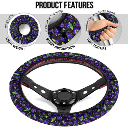 Ghost Style Car Steering Wheel Cover