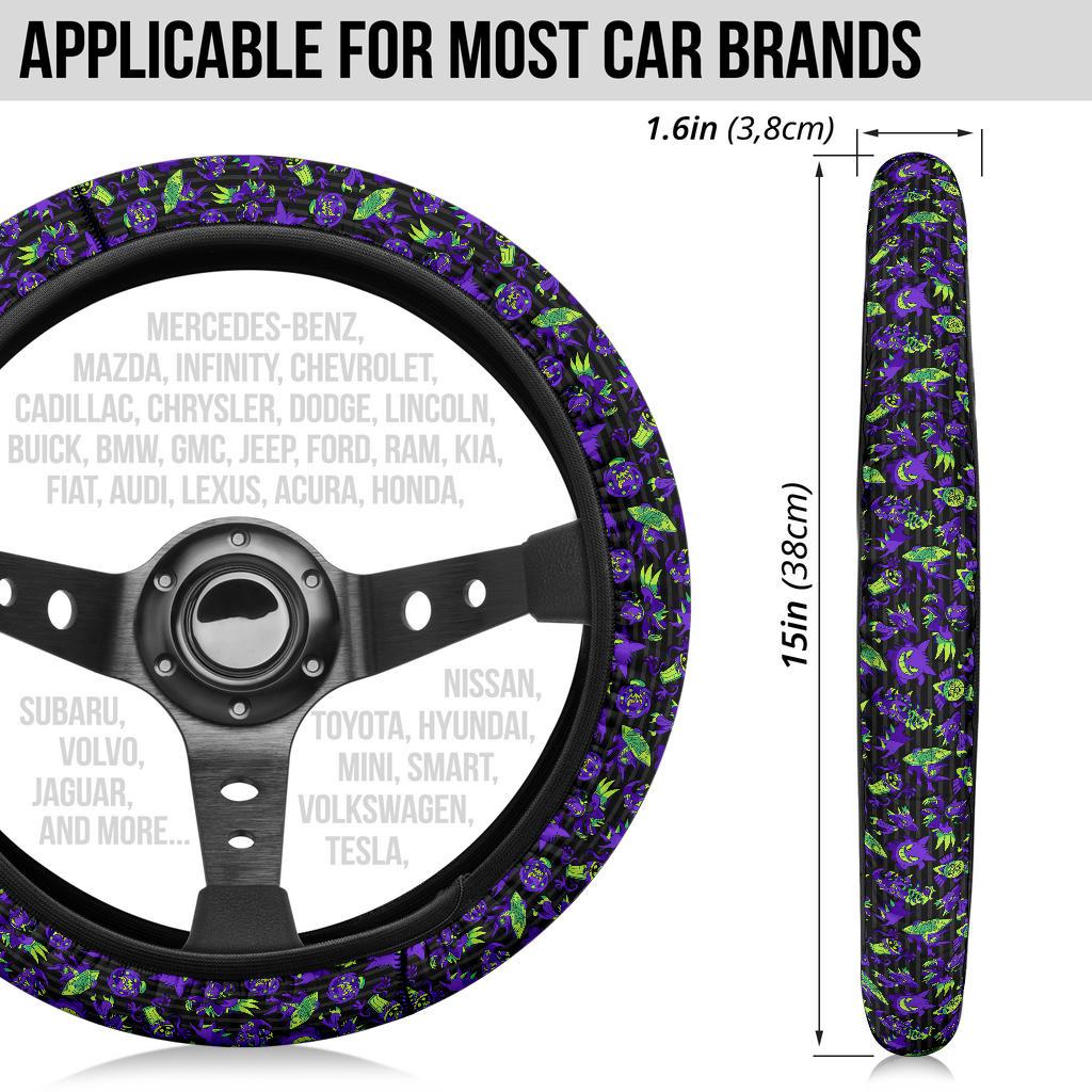 Ghost Style Car Steering Wheel Cover