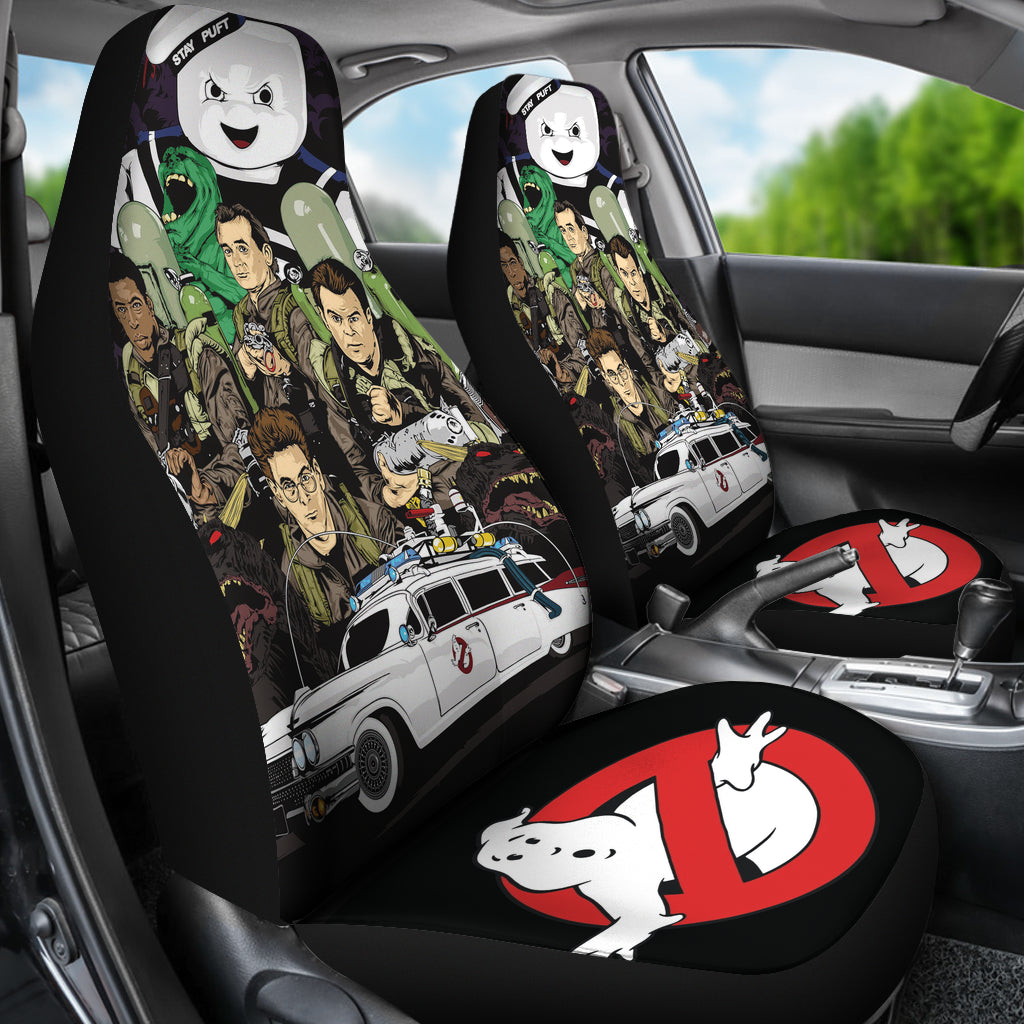 Ghostbusters Car Seat Covers Movie Car Accessories Custom For Fans Ci22061608