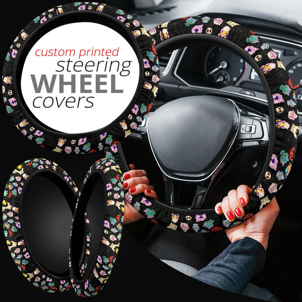 Ghosties 2 Car Steering Wheel Cover