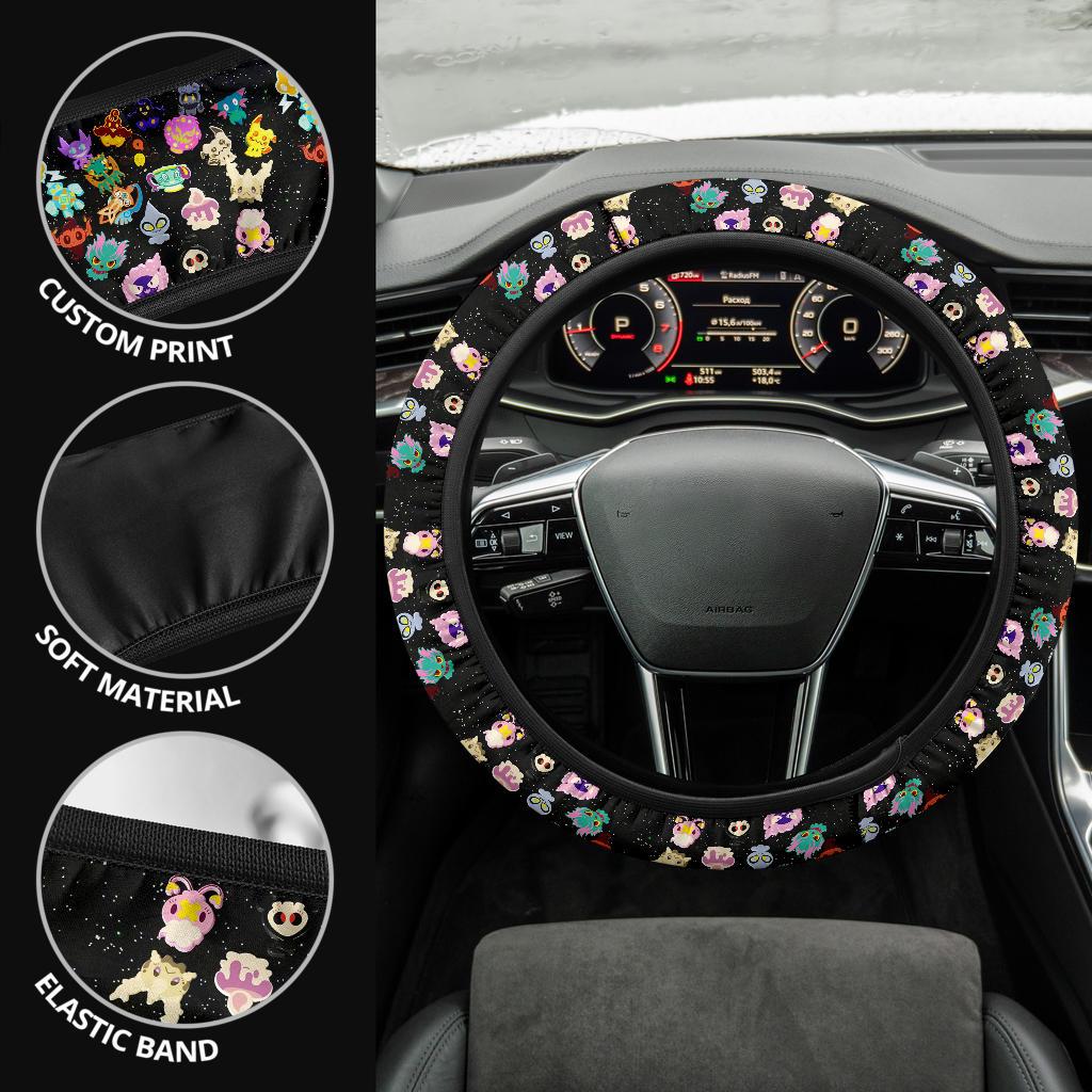 Ghosties 2 Car Steering Wheel Cover