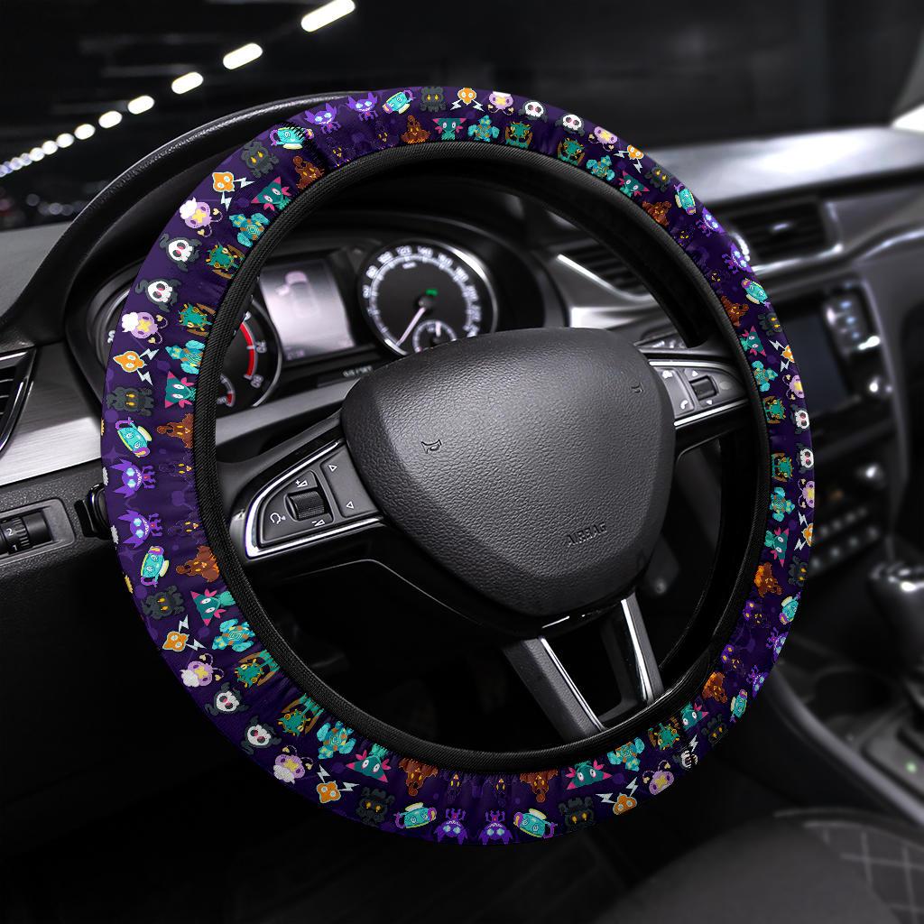 Ghosties Car Steering Wheel Cover