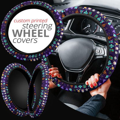 Ghosties Car Steering Wheel Cover