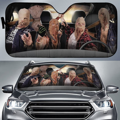 Ghoul Band Car Auto Sun Shade Funny Gift For Metal Rock Fan Universal Fit 174503