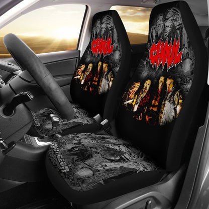Ghoul Car Seat Covers Heavy Metal Band Fan Gift Idea Universal Fit 194801