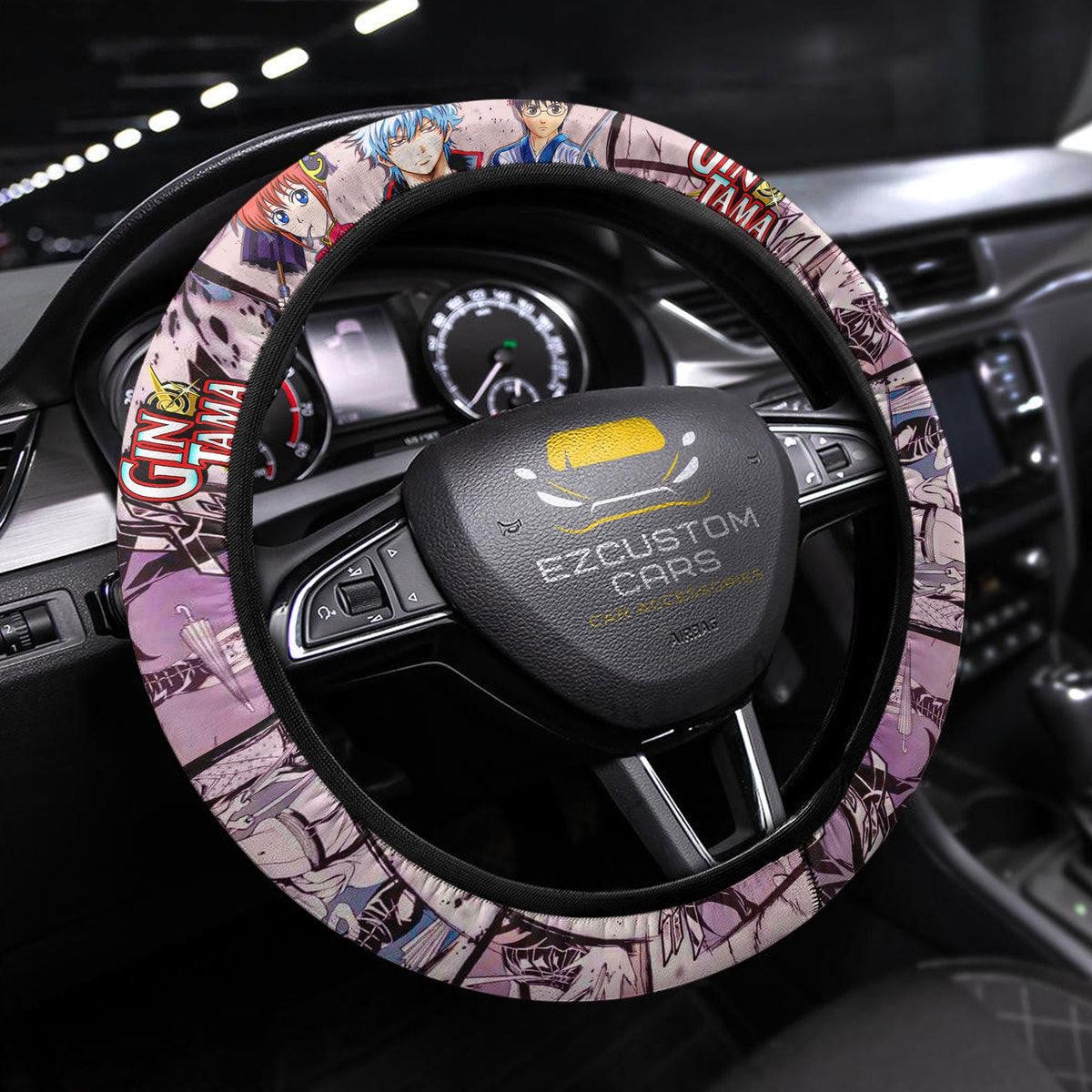 Gintama Anime Steering Wheel Cover