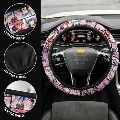 Gintama Anime Steering Wheel Cover