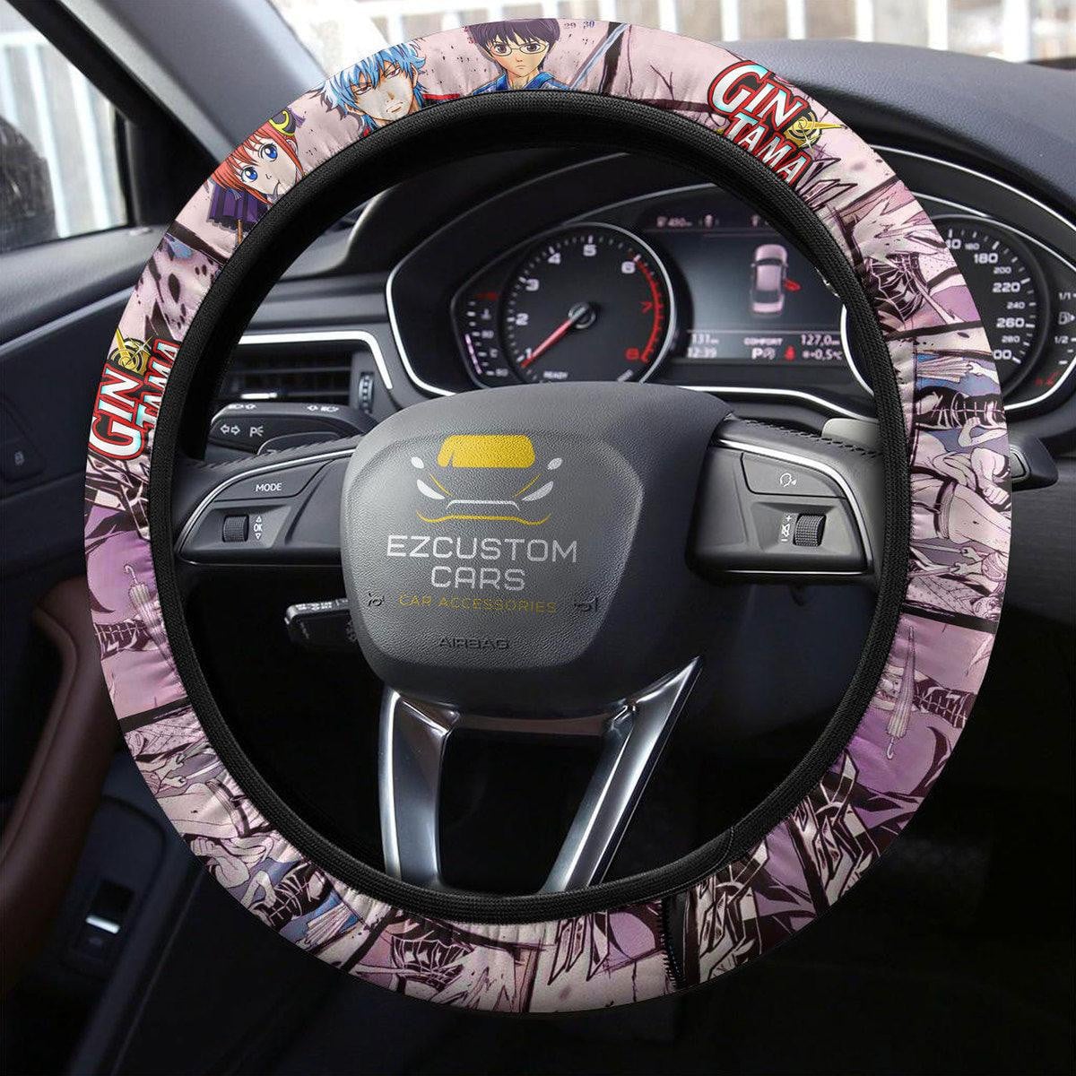 Gintama Anime Steering Wheel Cover