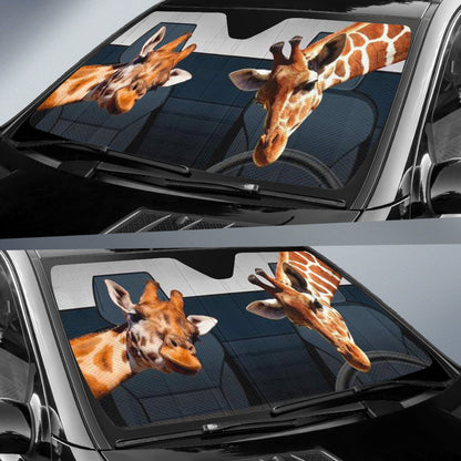 Giraffe  Car Auto Sun Shades Windshield Accessories Decor Gift