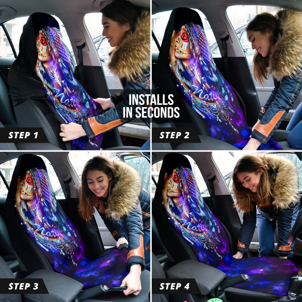Girl Native American Car Seat Covers Car Accessories Ci220419-06