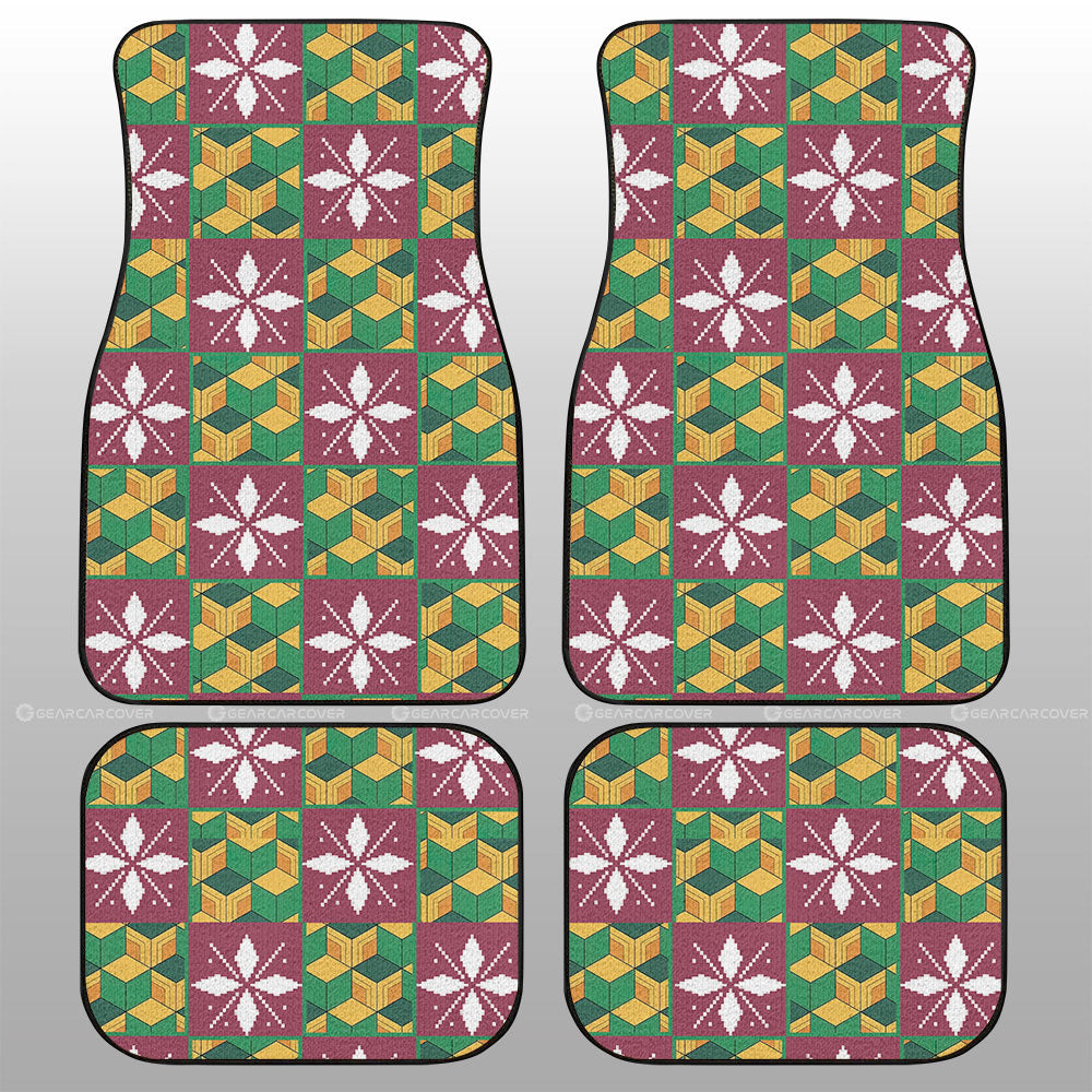 Giyu Tomioka Car Floor Mats Custom Anime Car Accessories