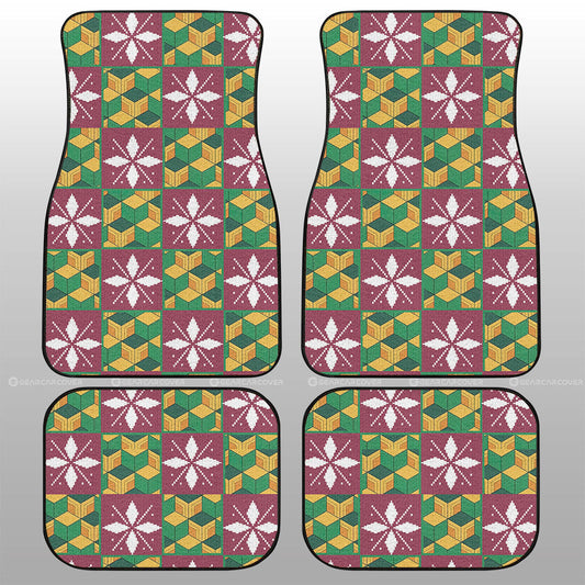 Giyu Tomioka Car Floor Mats Custom Anime Car Accessories