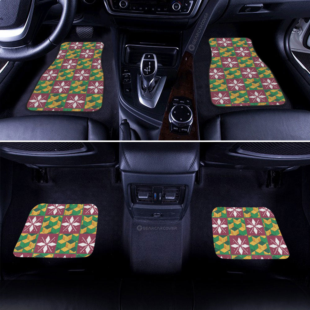 Giyu Tomioka Car Floor Mats Custom Anime Car Accessories