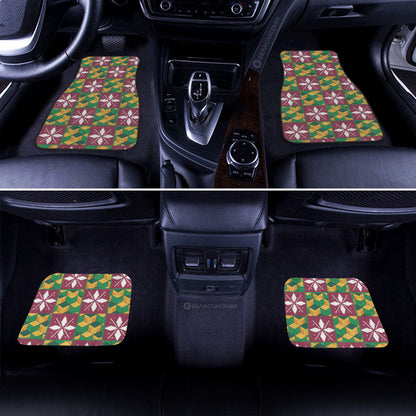 Giyu Tomioka Car Floor Mats Custom Anime Car Accessories