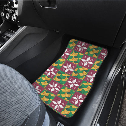 Giyu Tomioka Car Floor Mats Custom Anime Car Accessories