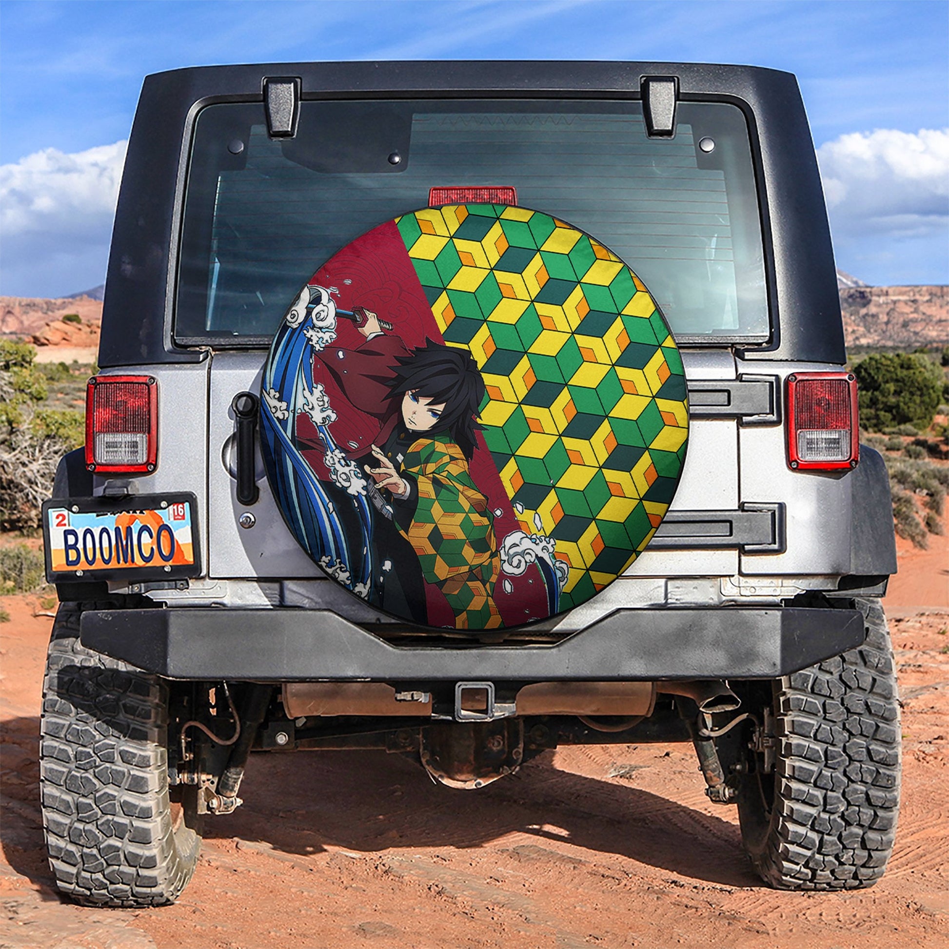 Giyu Tomioka Car Spare Tire Cover