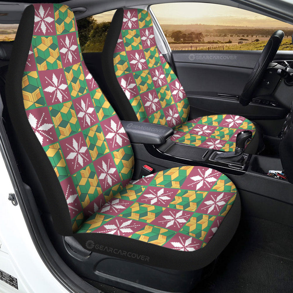 Giyu Tomioka Car Seat Covers Custom Anime Car Accessories