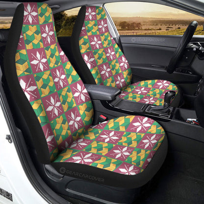 Giyu Tomioka Car Seat Covers Custom Anime Car Accessories