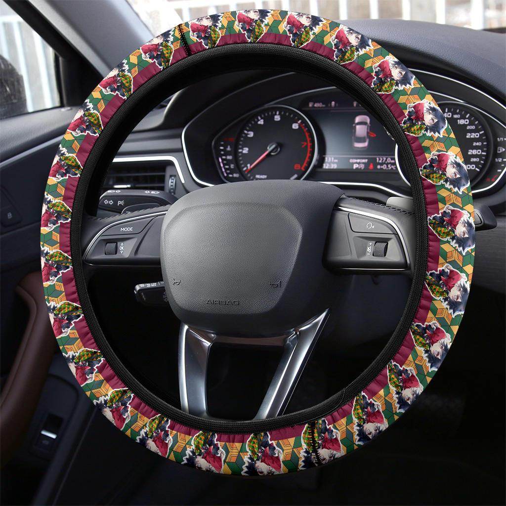 Giyu Tomioka Demon Slayer Anime Car Steering Wheel Cover 2
