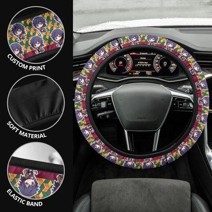 Giyu Tomioka Demon Slayer Anime Car Steering Wheel Cover 3