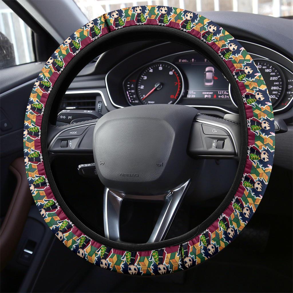 Giyu Tomioka Demon Slayer Anime Car Steering Wheel Cover 6
